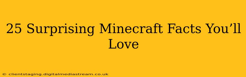 25 Surprising Minecraft Facts You’ll Love