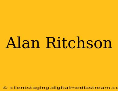 Alan Ritchson