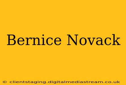 Bernice Novack