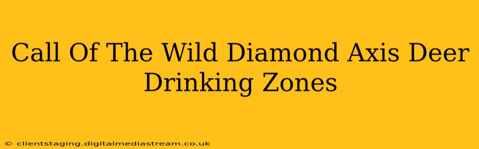 Call Of The Wild Diamond Axis Deer Drinking Zones