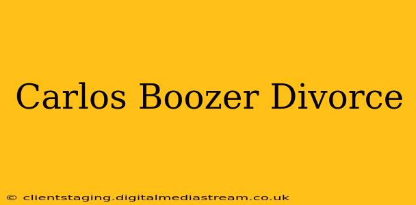 Carlos Boozer Divorce