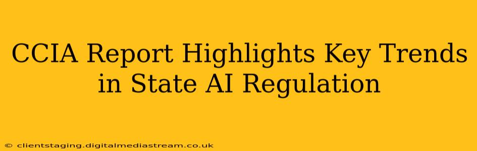 CCIA Report Highlights Key Trends in State AI Regulation