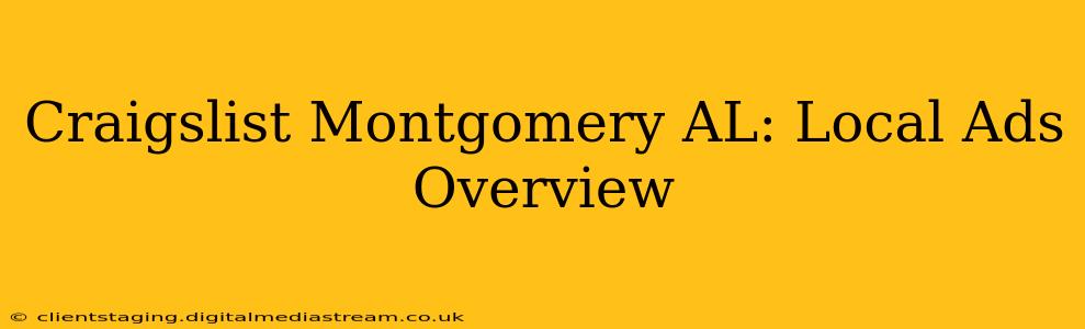 Craigslist Montgomery AL: Local Ads Overview