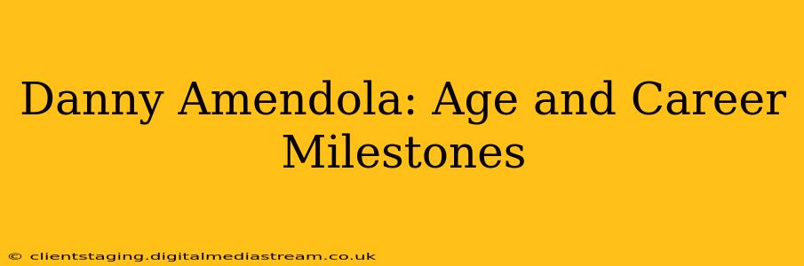 Danny Amendola: Age and Career Milestones