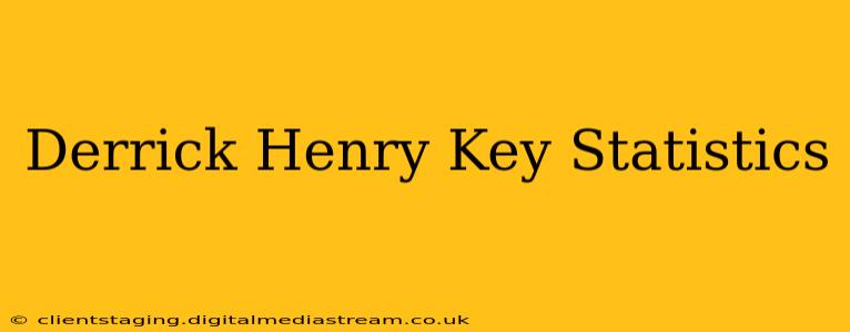 Derrick Henry Key Statistics