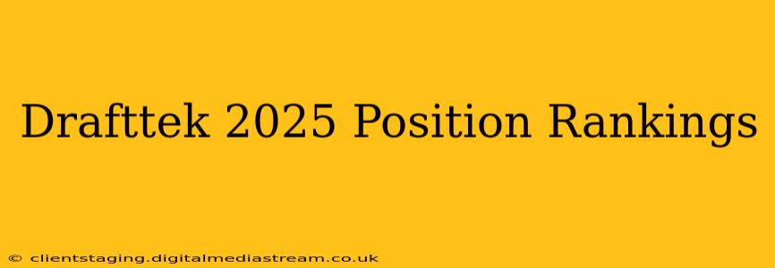 Drafttek 2025 Position Rankings