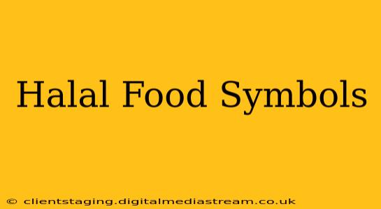 Halal Food Symbols
