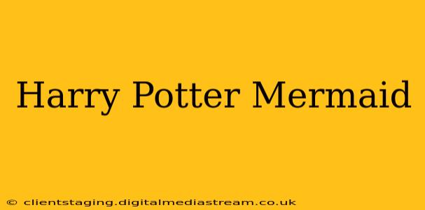 Harry Potter Mermaid