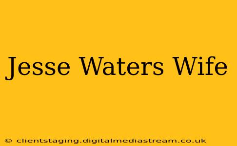 Jesse Waters Wife
