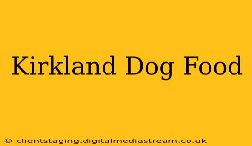 Kirkland Dog Food