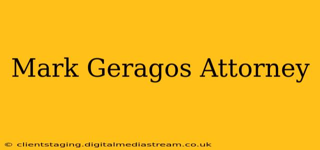 Mark Geragos Attorney