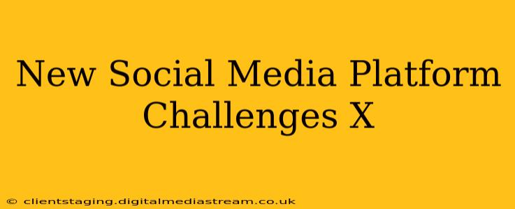 New Social Media Platform Challenges X