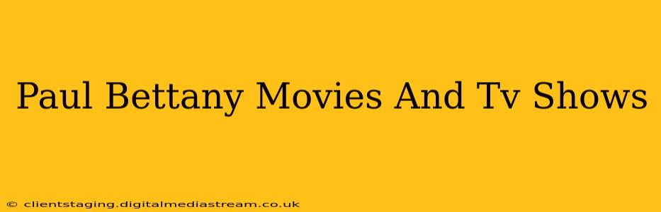 Paul Bettany Movies And Tv Shows