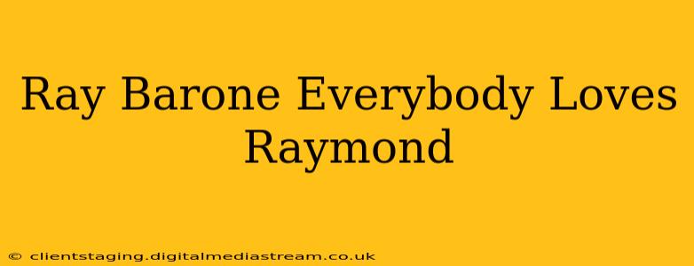 Ray Barone Everybody Loves Raymond