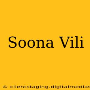 Soona Vili