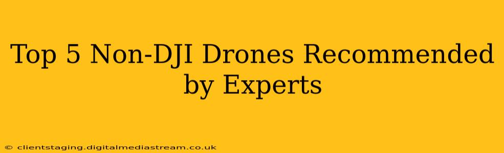 Top 5 Non-DJI Drones Recommended by Experts