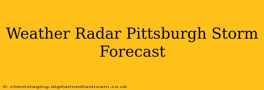 Weather Radar Pittsburgh Storm Forecast