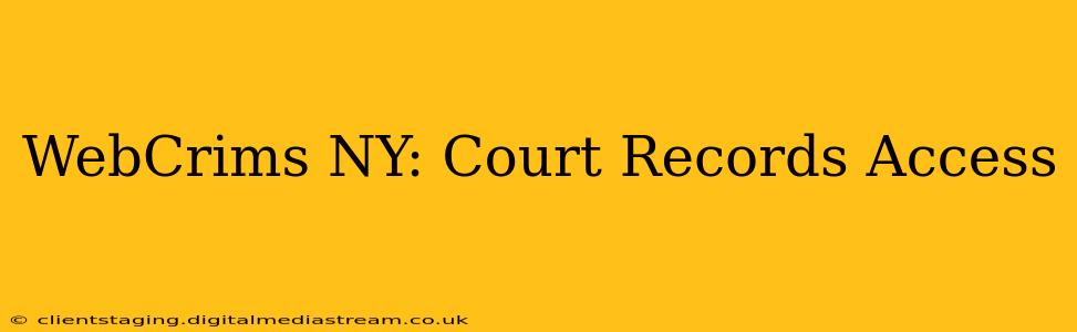 WebCrims NY: Court Records Access